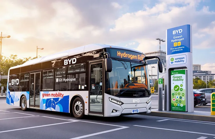 BYD Enters Hydrogen Fuel Cell Market with Launch of Hydrogen-Powered Bus