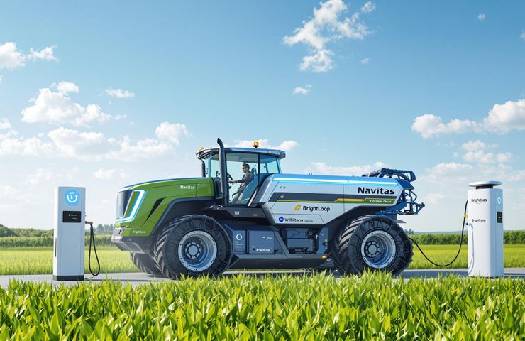 Hydrogen Fuel-Cell Charging for Heavy Transport Gets a Boost from Navitas and BrightLoop