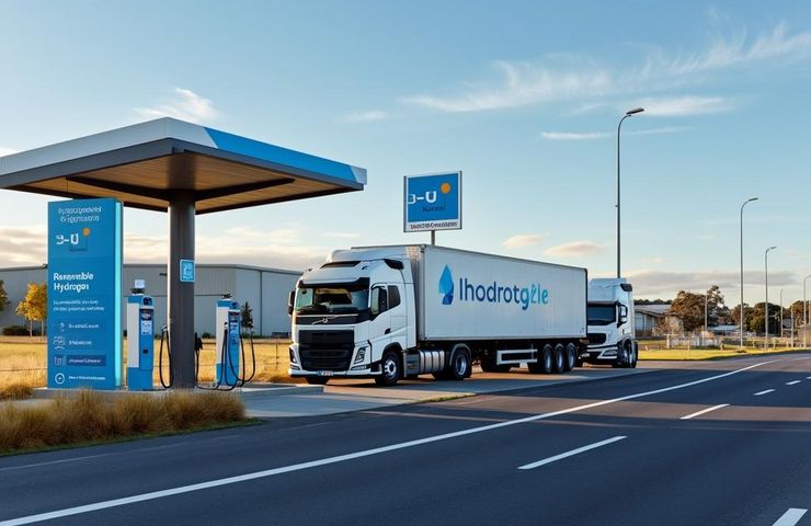 Australia Launches First Hydrogen Refueling Station for Trucks in Geelong, Powered by Green Hydrogen